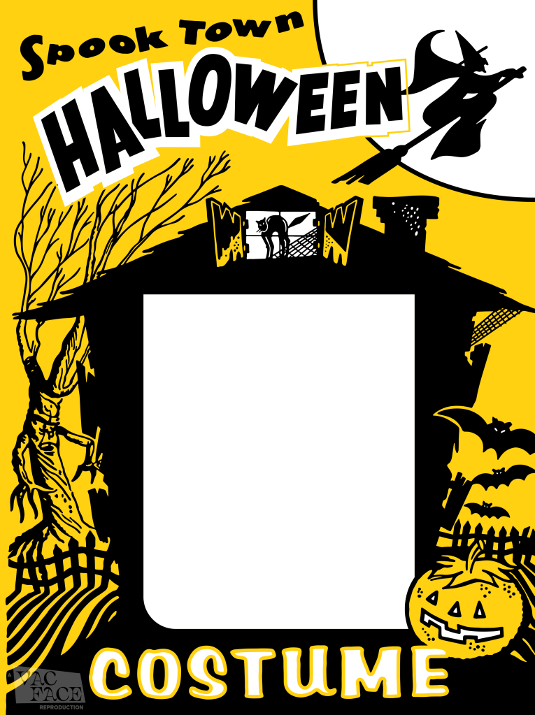 Ben Cooper 1960's Spook Town Halloween Variant Yellow Box