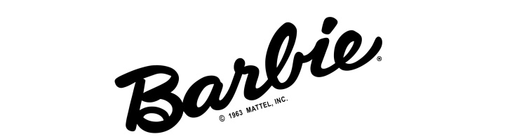Barbie Swirl Box Logo