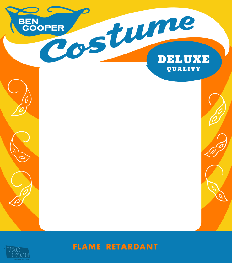 Ben Cooper Swirls Orange Blue Variant Box