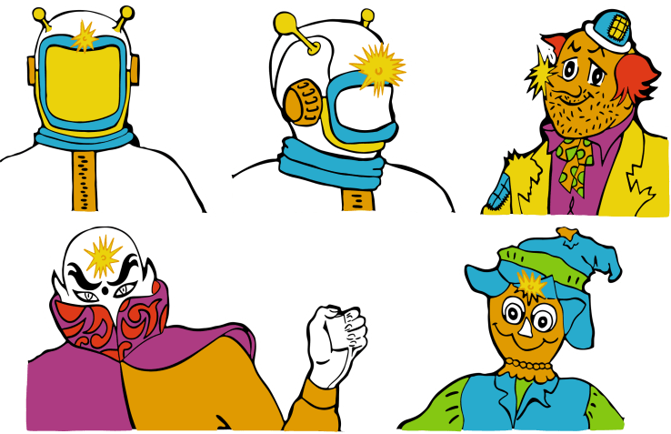 Flick & Trick Box Side Panel Illustrations