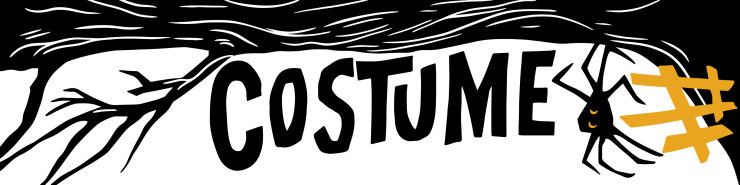 Spook Town Tree Box Side Panel Illustration