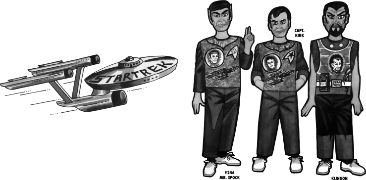Star Trek 1976 Catalog Illustrations