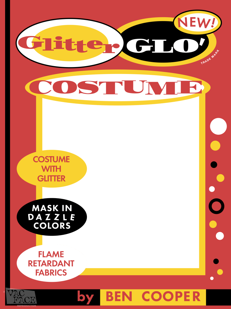 Ben Cooper Glitter Glo Ovals Red Box