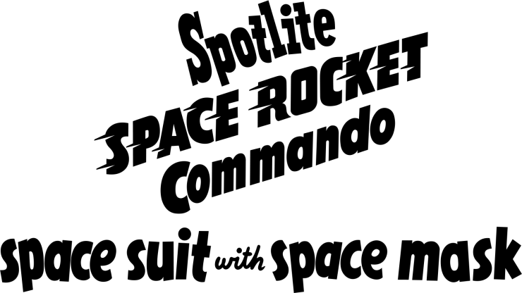 Spotlite Space Rocket Commando Label