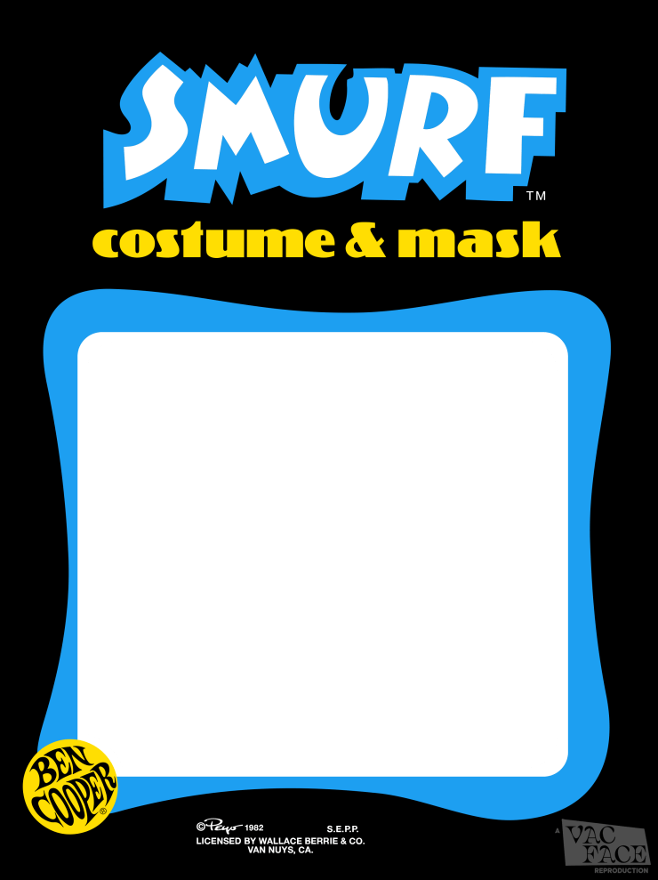 Ben Cooper Smurf Box