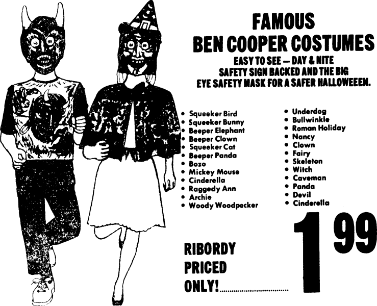 1973 Beeper Squeeker Costume Ad