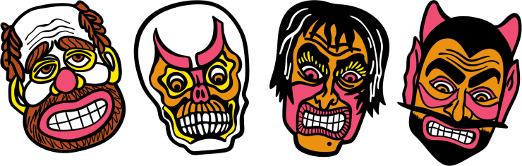 Chattermouth 2 Box Side Panel Illustrations