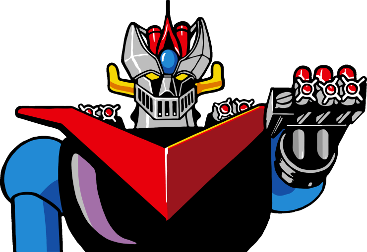 Shogun Warriors Box Side Panel Illustration