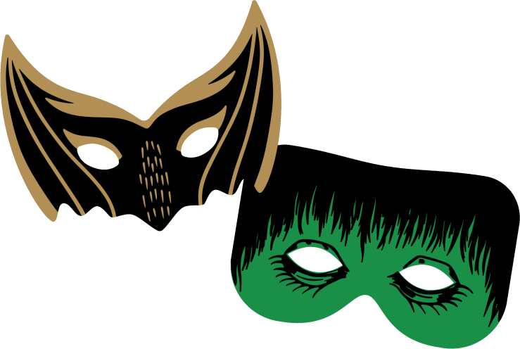 Fun Poncho Monster Masks